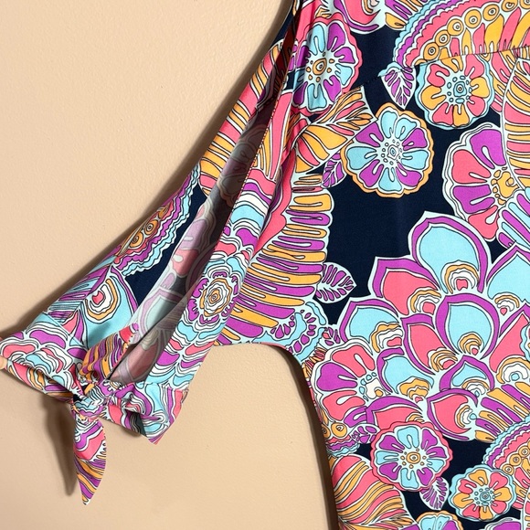 Trina Turk Vibrant Floral Swim Coverup Dress - Picture 5 of 9